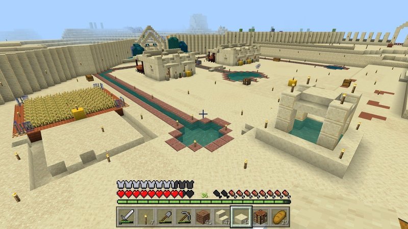 マイクラ 1 砂漠の村開拓 りあん Note