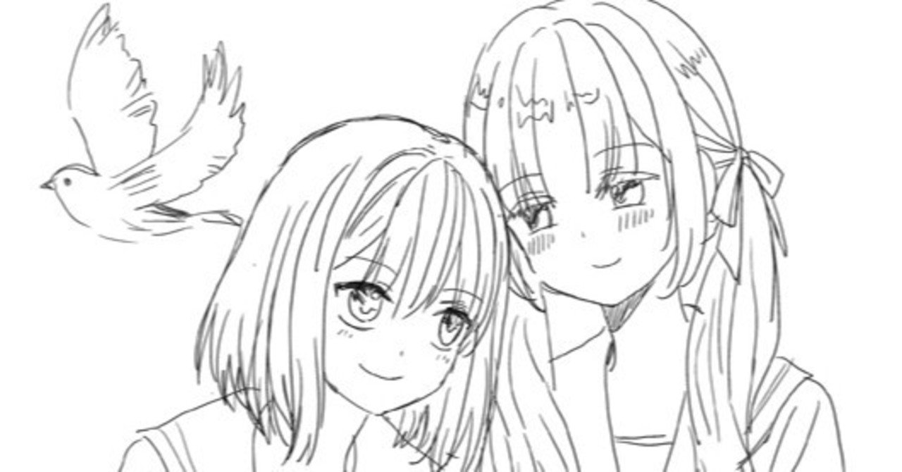 コダマナオコ先生から悪役令嬢百合小説 ハードモードをやめました 悪役令嬢が現代に生まれ変わったら幼馴染と百合になりました 表紙イラスト ラフが届いたのでお知らせします 玉置こさめ Note