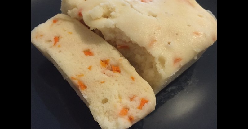 乳 小麦不使用 米粉と豆乳のレンジで蒸しパン 離乳食後期 うちまち ガエ Note