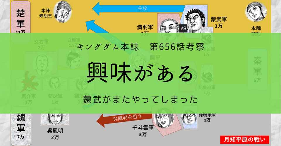 キングダム第656話考察 興味がある Kazuma 投資 中国史誇大妄想 Note