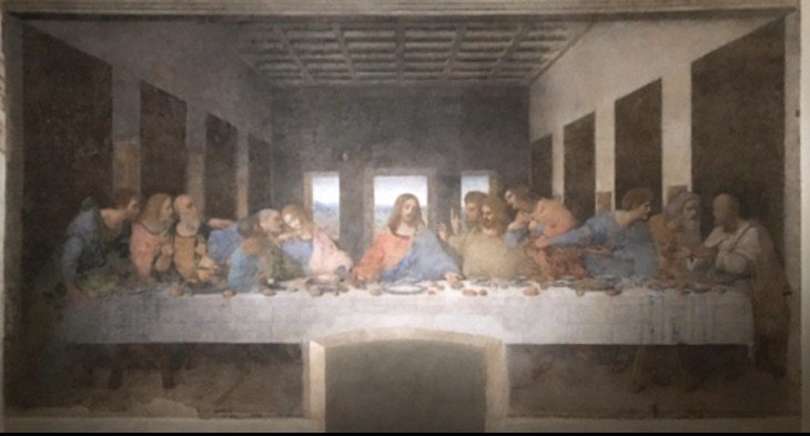 最後の晩餐』（Cenacolo Vinciano）：レオナルド・ダ・ヴィンチ
