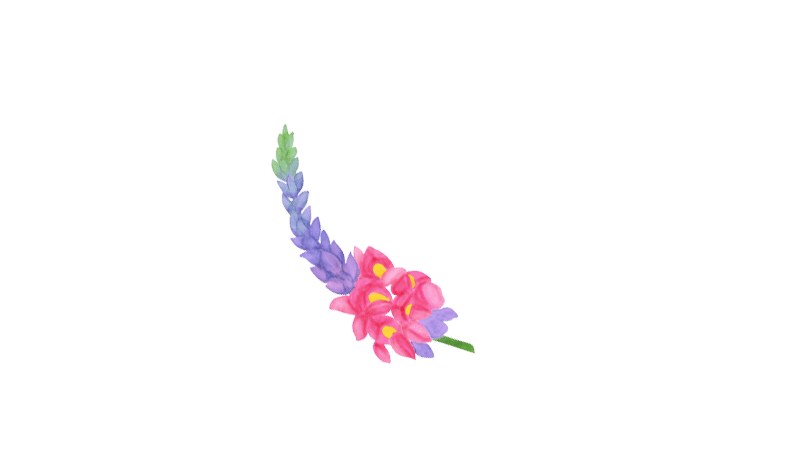 秋の七草 のイラスト あや あしあと手帳２ Note