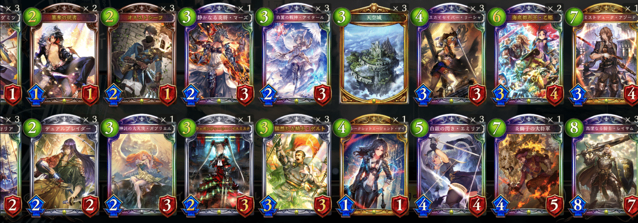 Shadowverse 天空城ロイヤル研究成果報告 Sor うつせみ Note Shadowverse 天空城ロイヤル研究成果報告 Sor うつせみ Note