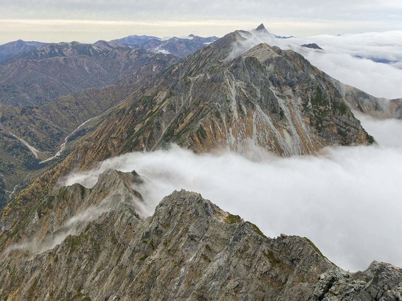 台風の北穂高 Peak2peak 檢見﨑誠 Note 台風の北穂高 Peak2peak 檢見﨑誠 Note