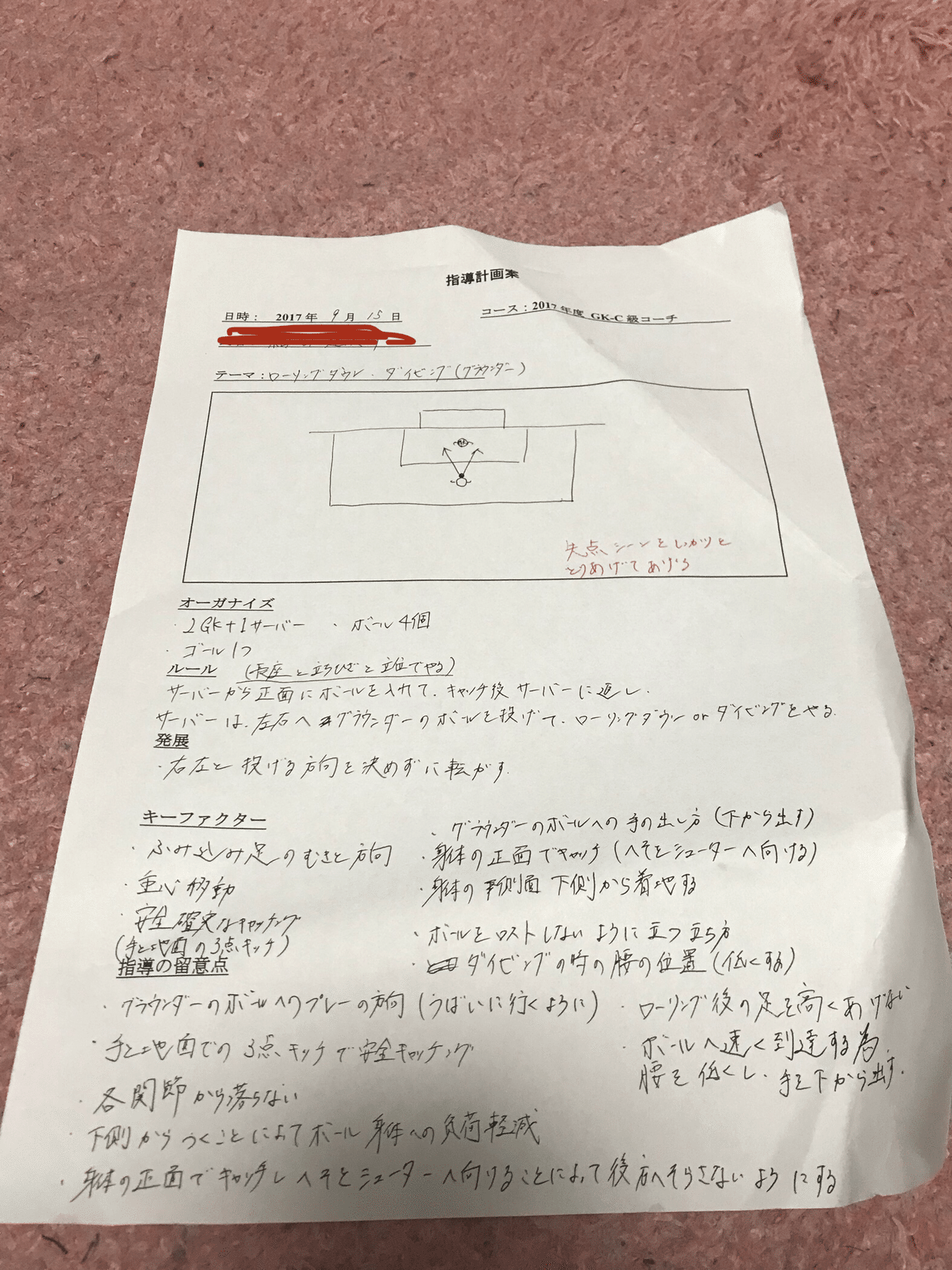 チャナデイのサッカー 指導書