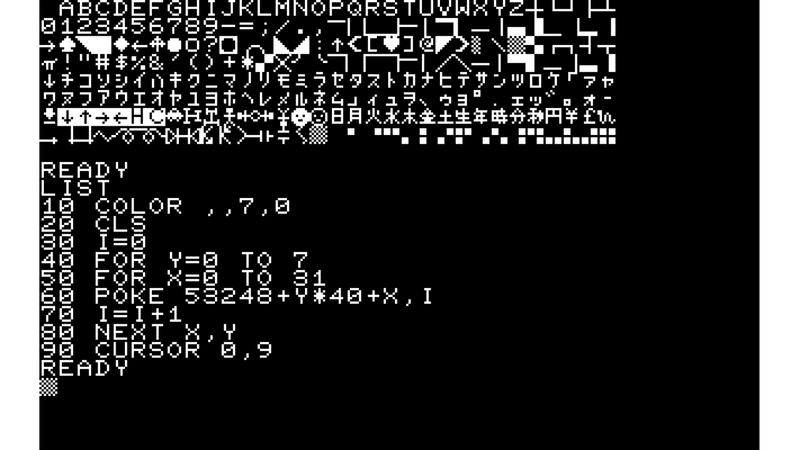 MZ-700キャラ