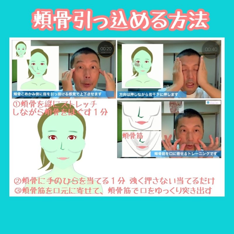 頬骨を引っ込める方法 自分で頬骨矯正のやり方 お顔の整体師 戸塚哲春 Note