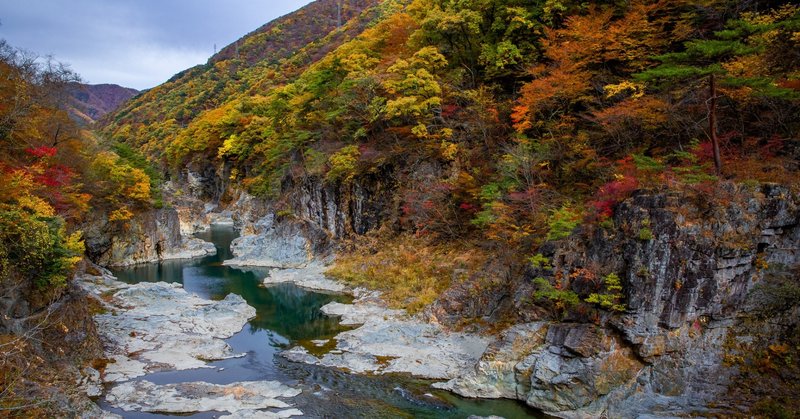 巨大な奇岩と紅葉が織りなす 龍王峡 Zenpaku Note