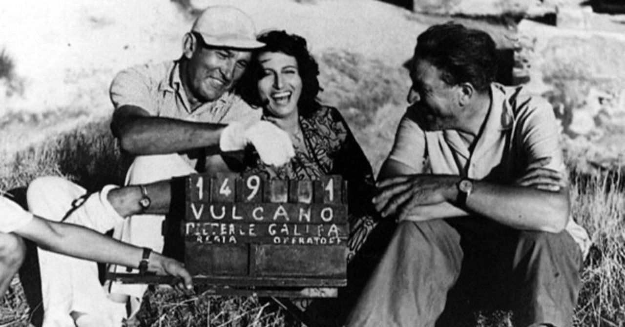 Vulcano 噴火山の女 1950年 アンナ マニャーニ主演 Cinema Esse イタリア映画プロモーター Note