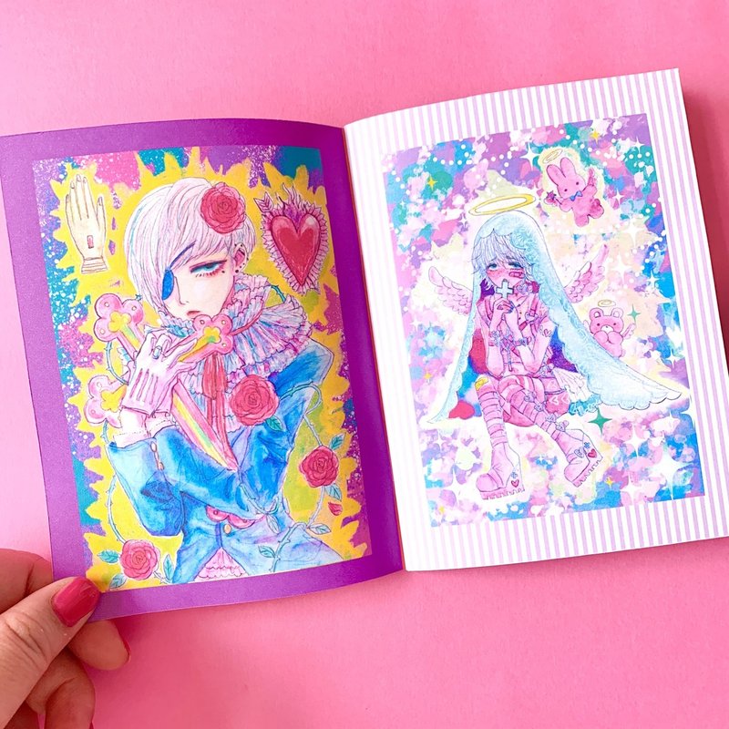 創作 自家製本 コピー本の愛着がすごい フルカラーイラスト本を出したよ にじの ゆに Note 創作 自家製本 コピー本の愛着がすごい フルカラーイラスト本を出したよ にじの ゆに Note