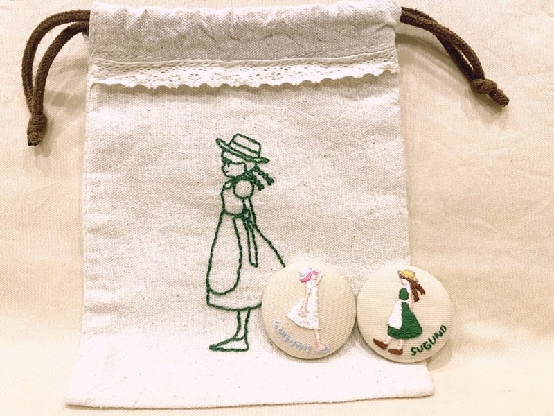 オリジナル図案で女の子刺繍 すぐの Note オリジナル図案で女の子刺繍 すぐの Note