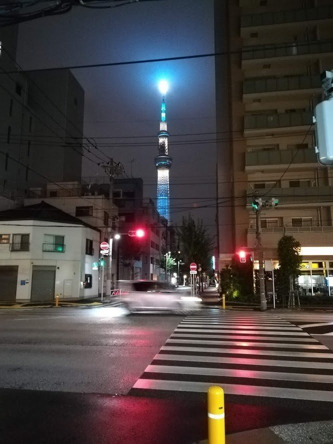 夜のスカイツリー