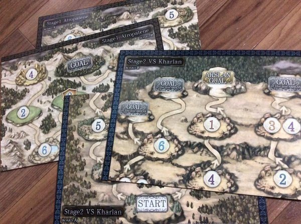 アルスラーン戦記 ボードゲーム 盤上演技 アンボックス 妖怪帽子 Note