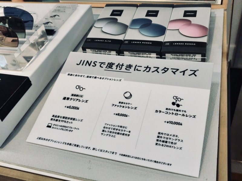 ジンズ レンズ 交換