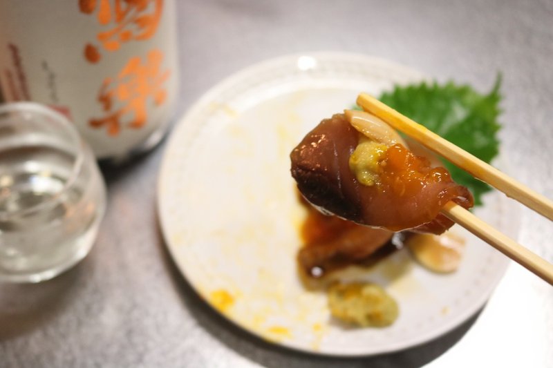晩酌カツオのニンニク醤油漬け Taipon Note 晩酌カツオのニンニク醤油漬け Taipon Note