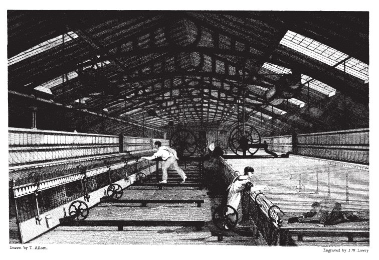 自動ミュール紡績機（ロバーツ織機）, 1835