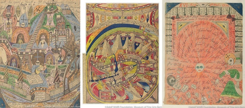アドルフ・ヴェルフリ, The Art of Adolf Wolfli 画集. アドルフ・ヴェルフリ【Creator of the univers】 - 京都にある、美術