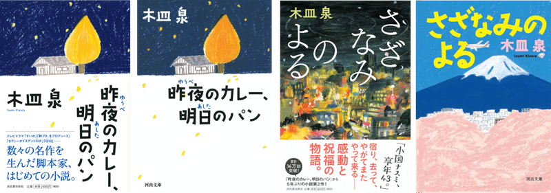 木皿泉 さざなみのよる 昨夜のカレー 明日のパン 感想文コンテスト開催 優秀作品には さざなみのよる 特製手ぬぐいをプレゼント 読書の秋 河出書房新社 Note 木皿泉 さざなみのよる 昨夜のカレー 明日のパン 感想文コンテスト開催 優秀作品には さざなみのよる 特製手ぬぐいをプレゼント 読書の秋 河出書房新社 Note