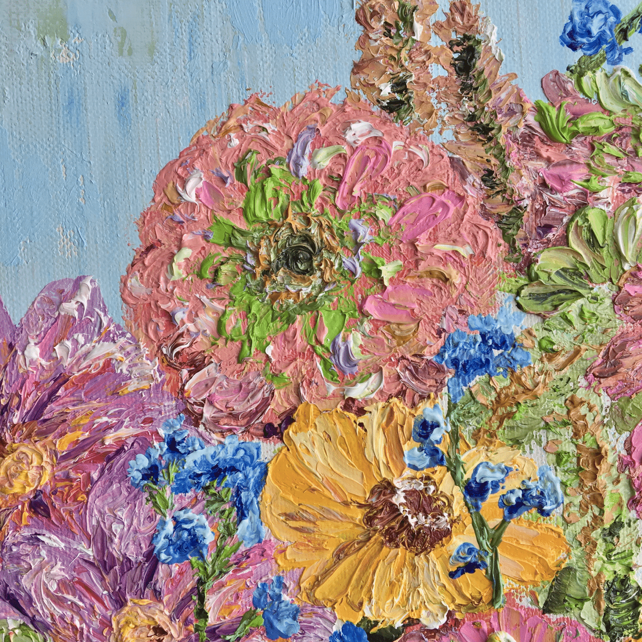 油絵　専用　ジニアがいっぱい 油絵 専用 ジニアがいっぱい 油絵 専用 ジニアがいっぱい 油絵 専用