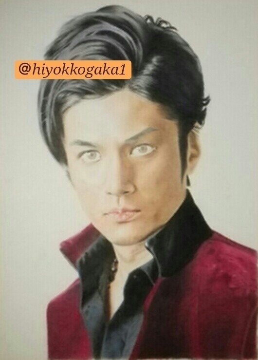 色鉛筆で描く人物画 依頼絵｜伊藤和哉 (元 ひよっこ色鉛筆画家)