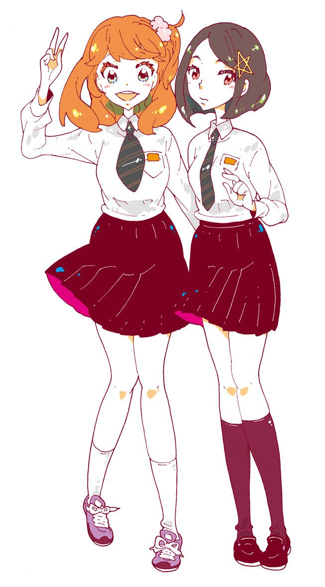 女子イラスト セット 百合かもしれない ほわ Note