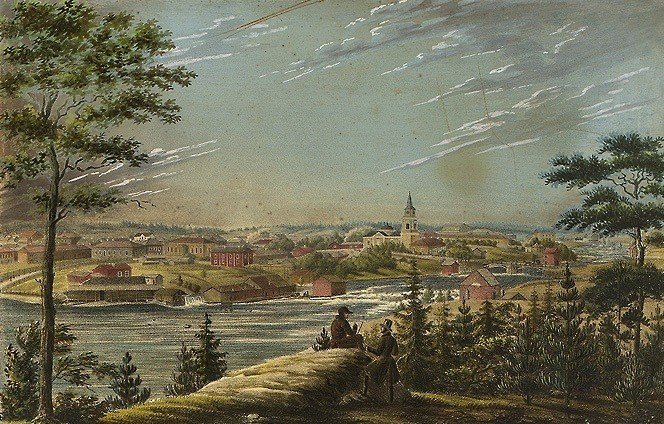 Tampere (by Pehr Adolf Kruskopf), 1837