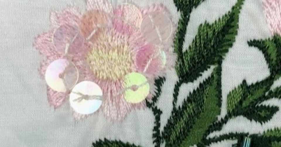 ビーズ スパンコール花刺繍 制作事例 川島エンブnote編集部 Note