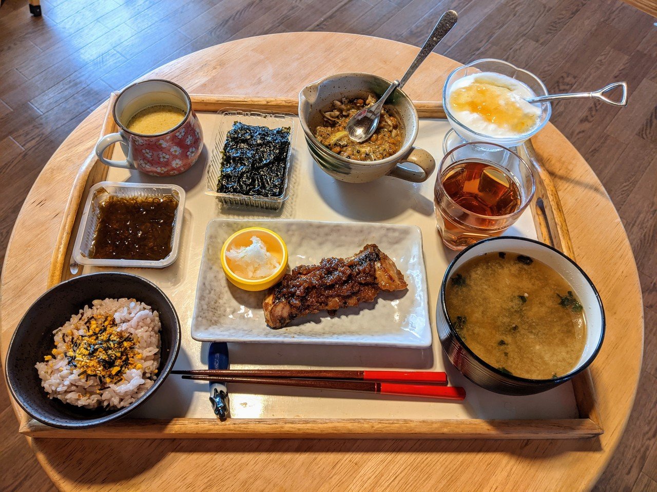 本日の朝食は醤油麹でブリの照り焼き 柘榴 Note 本日の朝食は醤油麹でブリの照り焼き 柘榴 Note