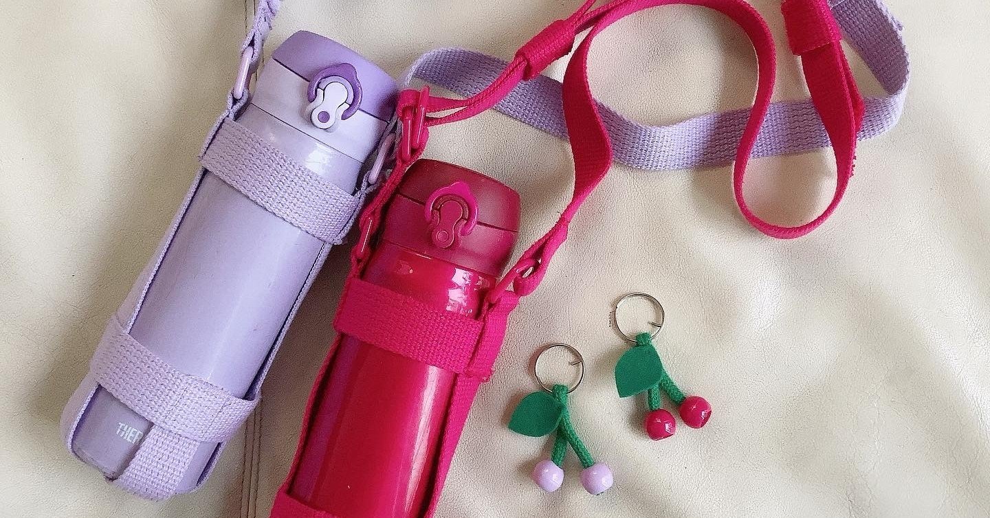 子どもが好きな水筒にぴったりの肩紐を作ろう Miharu Note 子どもが好きな水筒にぴったりの肩紐を作ろう Miharu Note