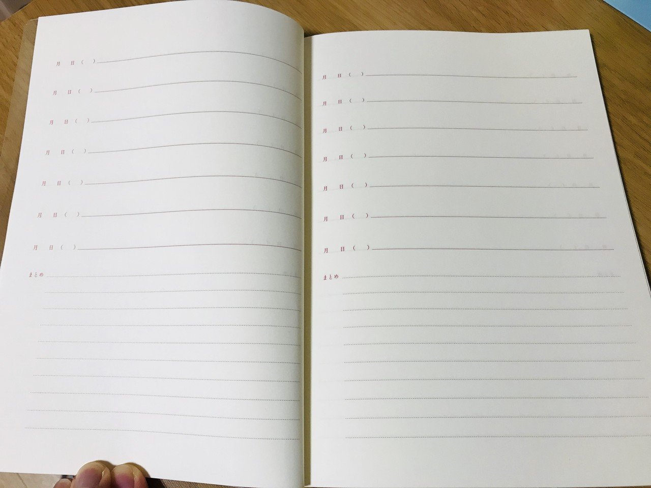 日記を始めるならミドリの日記帳 きゅうじつ日記 がおすすめ ゆうびんや Note
