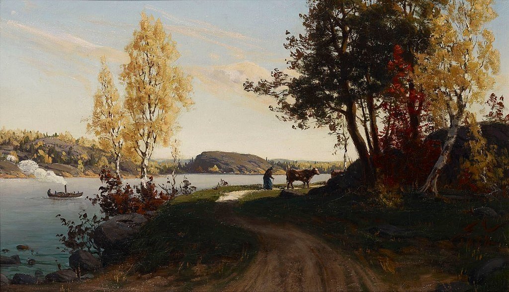 Autumn Landscape by Fanny Churberg, 1878