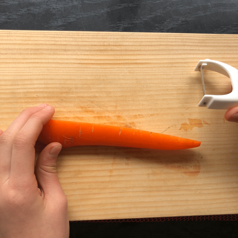 こどもが作るピーラーレシピ No 1 にんじんのごま和え 古谷 真知子 Note