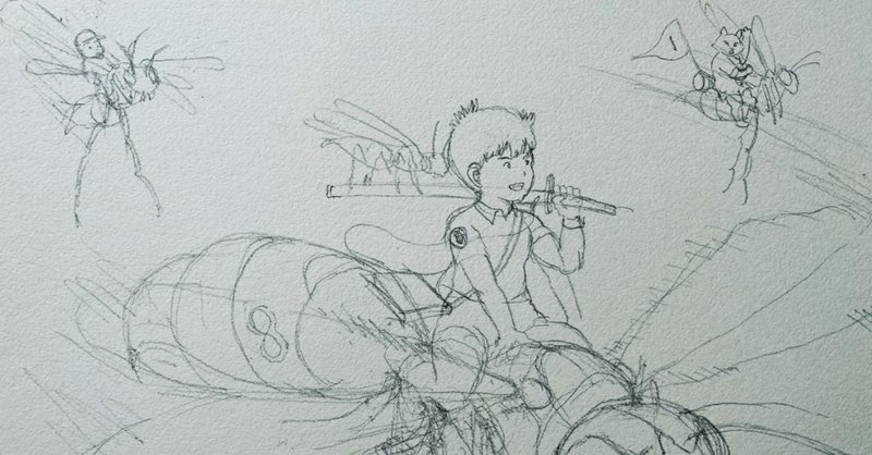 ハチさんの絵 アイデア起こし Masa Toeic900点 ワーホリ経験済 海外滞在計計ヶ月 留学アドバイザー資格所持 Note