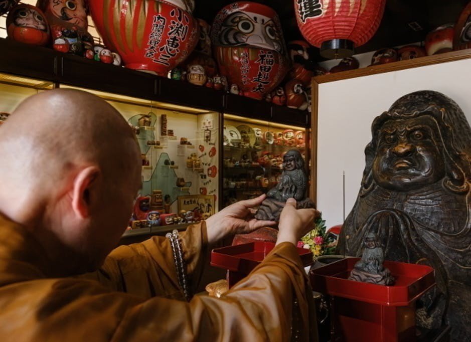 縁起だるまの原点！黄檗宗少林山達磨寺所蔵 『達磨大師坐禅像