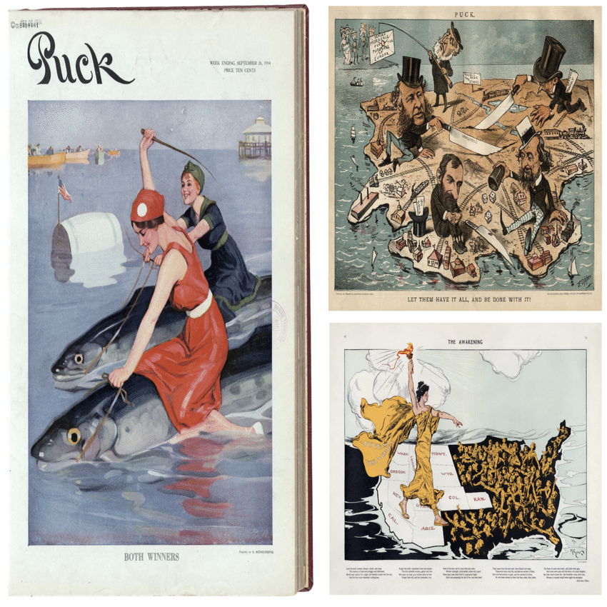 競争魚に乗る二人の美女」｜渋谷獏