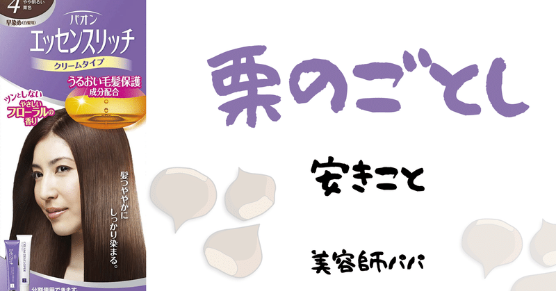 セルフカラーノート白髪染め パオン エッセンスリッチ 美容師パパ セルフヘアカラーリスト Note