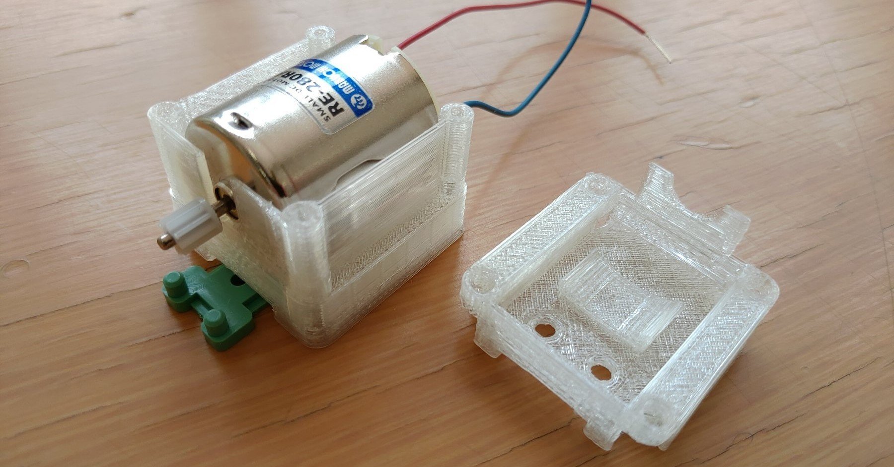 中学ロボコン】ヤマザキ「Qブロックギヤボックス」RE-280用