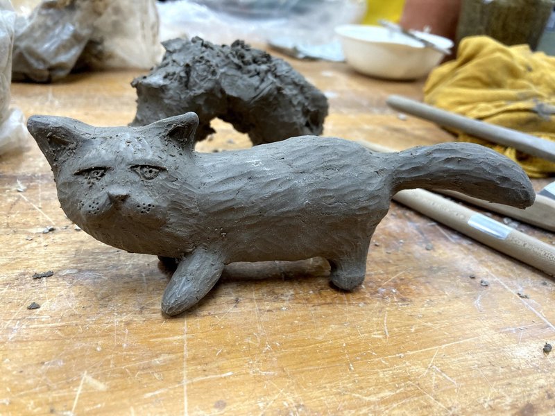 No 18 ぶさかわ猫の置物 作成編 Nao 陶芸主婦 Note No 18 ぶさかわ猫の置物 作成編 Nao 陶芸主婦 Note
