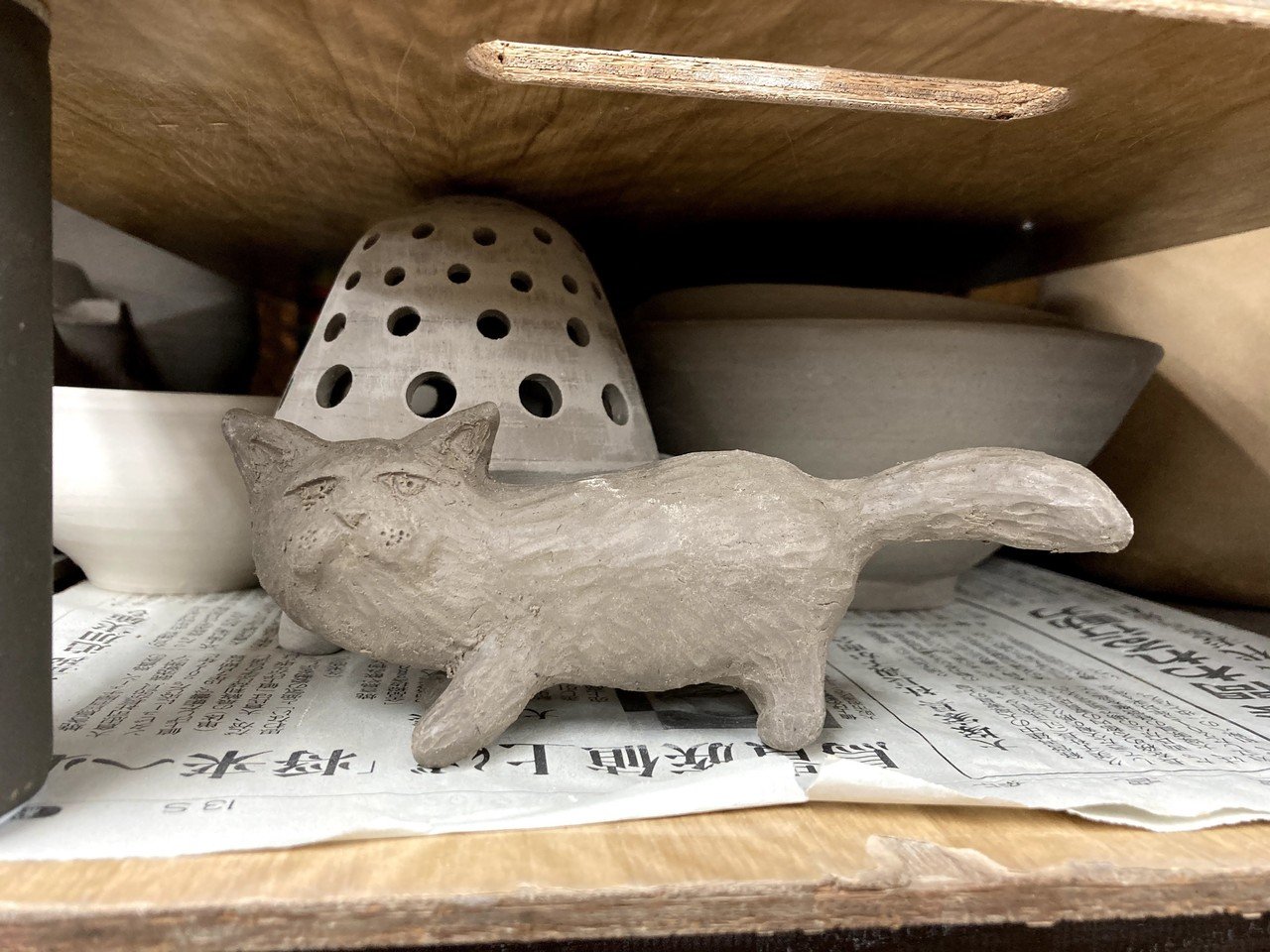 no.18 ぶさかわ猫の置物 作成編①｜Nao🍎＠陶芸主婦