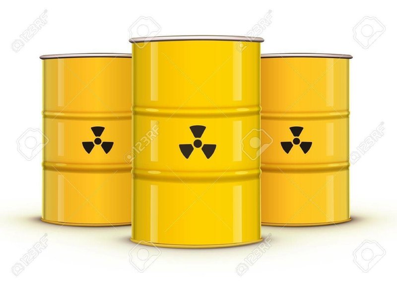 11666541-核廃棄物の黄色の金属のバレルのイラスト