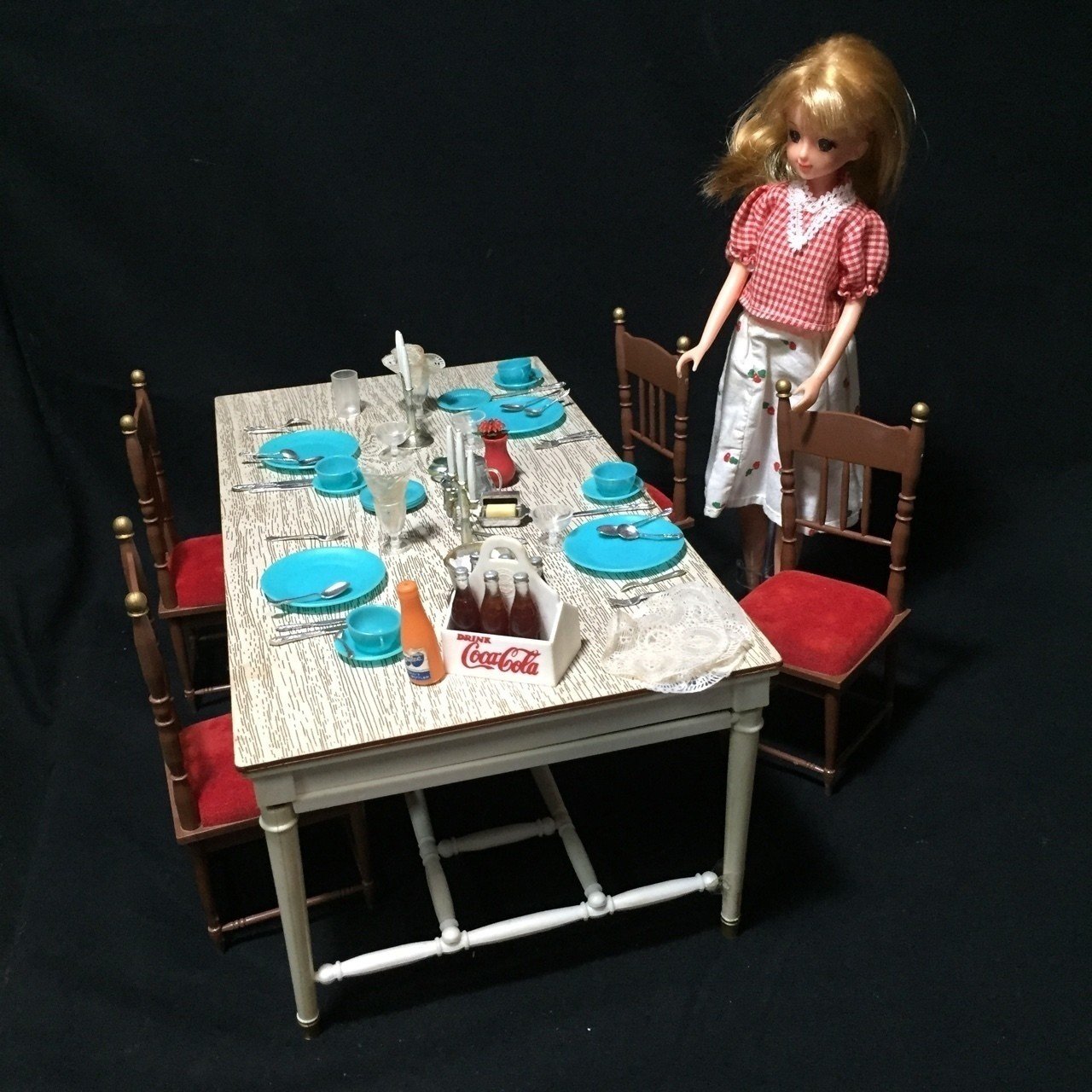 バービービンテージ☆ Barbie Mattel キッチンセット 1995年 1995