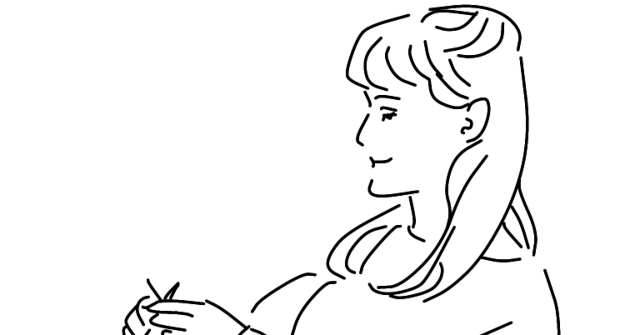 シンプルイラスト Noteヘッダー画像素材 編み物 Atelier Hanami Note