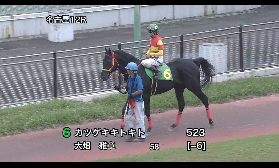 名古屋競馬　トルマリンオープン2020　カツゲキキトキト　大畑騎手