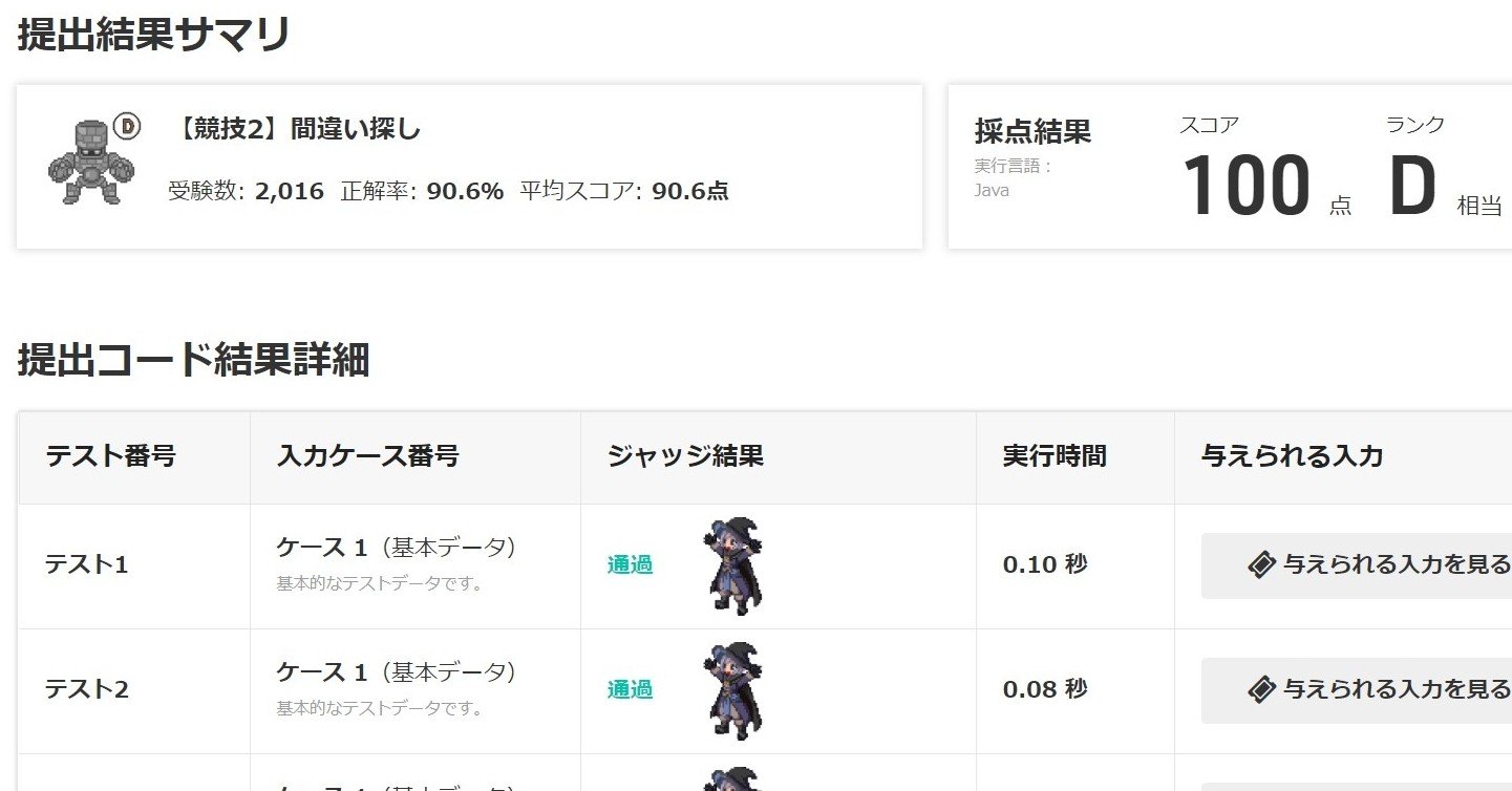 Paizaラーニング レベルアップ問題集 戦セット 競技2 間違い探し Java編 自分のための備忘録 友季子 Note Paizaラーニング レベルアップ問題集 戦セット 競技2 間違い探し Java編 自分のための備忘録 友季子 Note