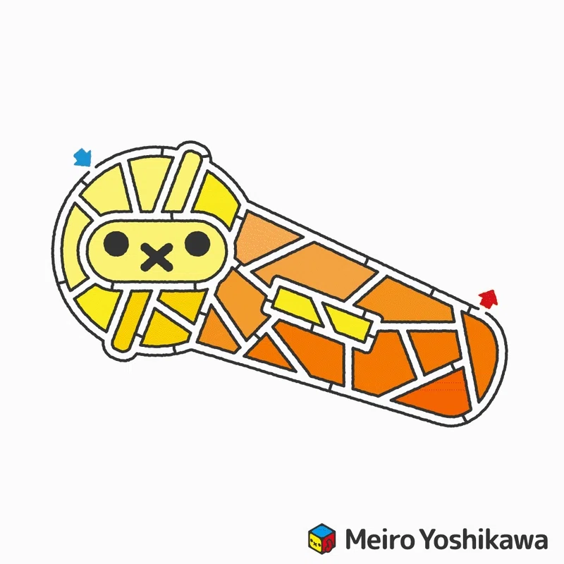 マイクのぬりめいろ 吉川めいろ Meiro Yoshikawa Note