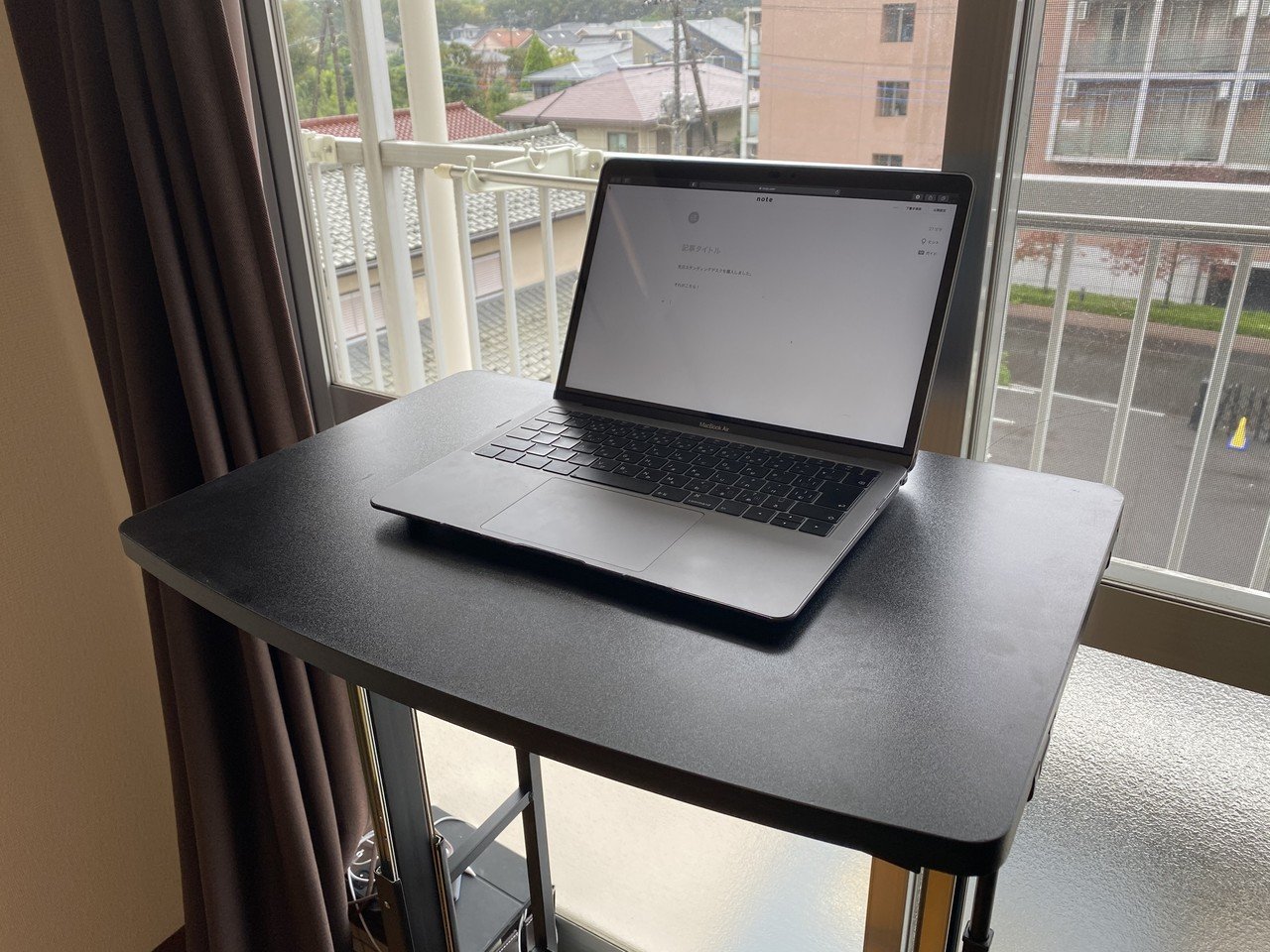 ミニマリストしぶオススメ】E-WIN スタンディングデスク SD58-BK