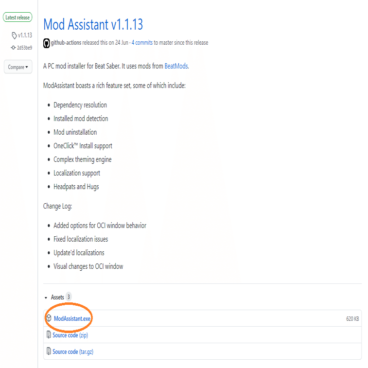 Steam版beatsaberにカスタム曲を入れる Mod導入 ぴちゅった Note