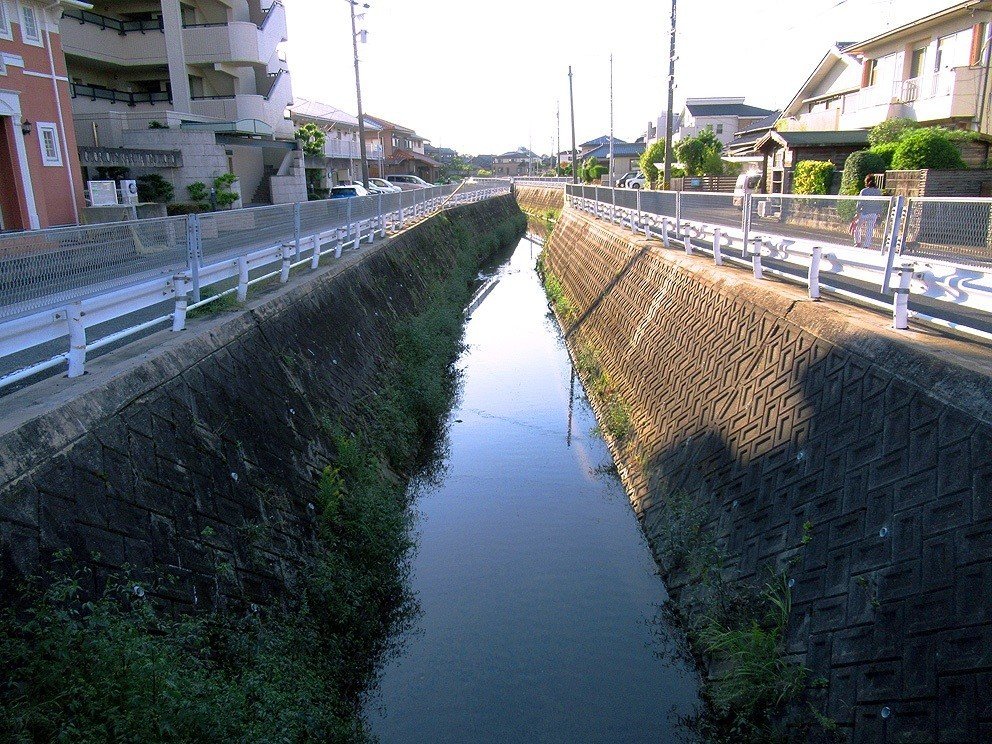 2築地川下流