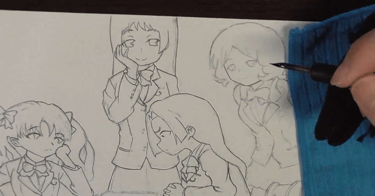 色鉛筆イラスト アニメ とある科学の超電磁砲t Ed 青嵐のあとで のワンシーンを描いてみました Roka Note