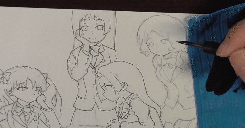 色鉛筆イラスト アニメ とある科学の超電磁砲t Ed 青嵐のあとで のワンシーンを描いてみました Roka Note